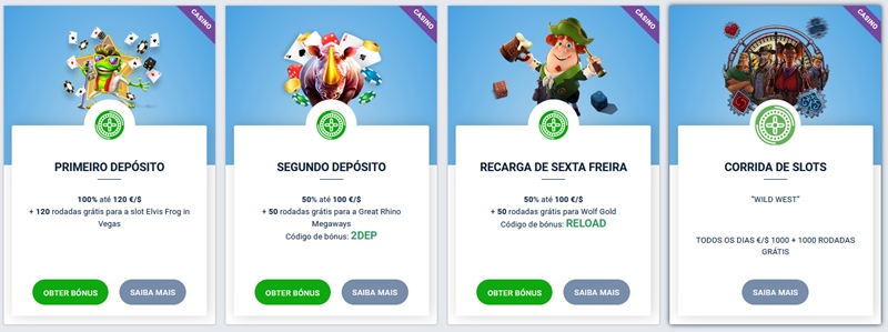 4 des ofertas de bónus